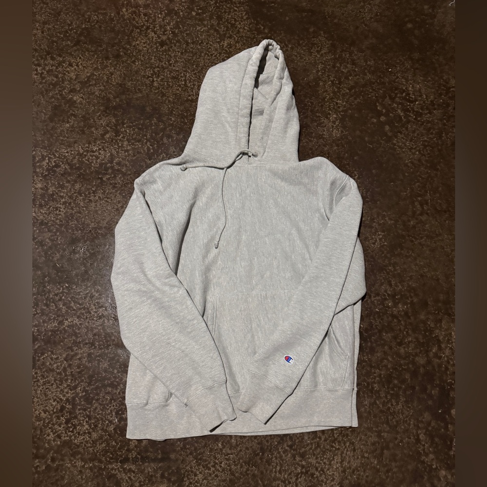 Grey champion hoodie